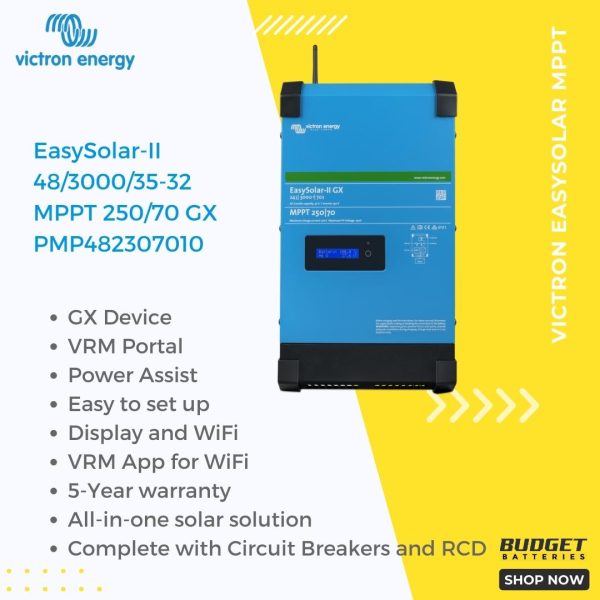 EasySolar-II 48/3000/35-32 MPPT 250/70 GX   PMP482307010 - Image 3