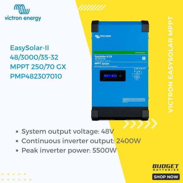 EasySolar-II 48/3000/35-32 MPPT 250/70 GX   PMP482307010 - Image 2